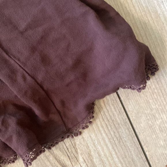 Brown Alter’d State w Rouching Chest  and Embroderment Along Bottom Size L - Picture 5 of 9